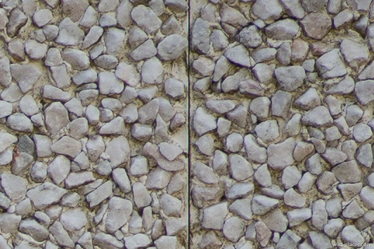 300mm, f/2.8, corner